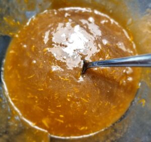 Orange and date slice wet ingredients