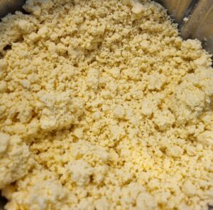 Flour and Butter for Cheese and Chilli Biscuits