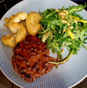 Rocket. Pear and Parmesan Salad