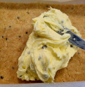 Passionfruit Icing for slice
