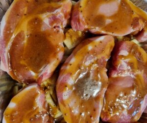 Pork and Apple Tray bake 