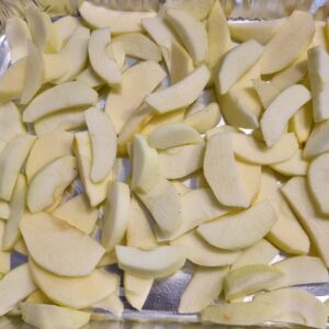 Pork and apple tray bake