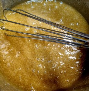 Basic Chocolate Brownie Wet ingredients