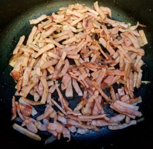 Sausages in Bacon Gravy