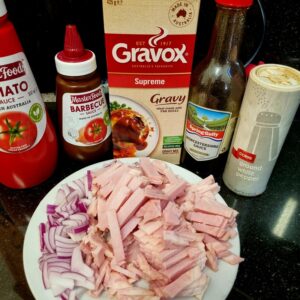 Sausages in Bacon Gravy ingredients