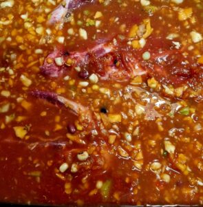 Thick Beef and Vegetable Soup uncooked