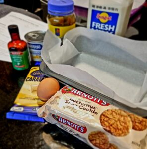 Ingredients for Butternut Snap Dessert