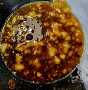 Date soaking in water