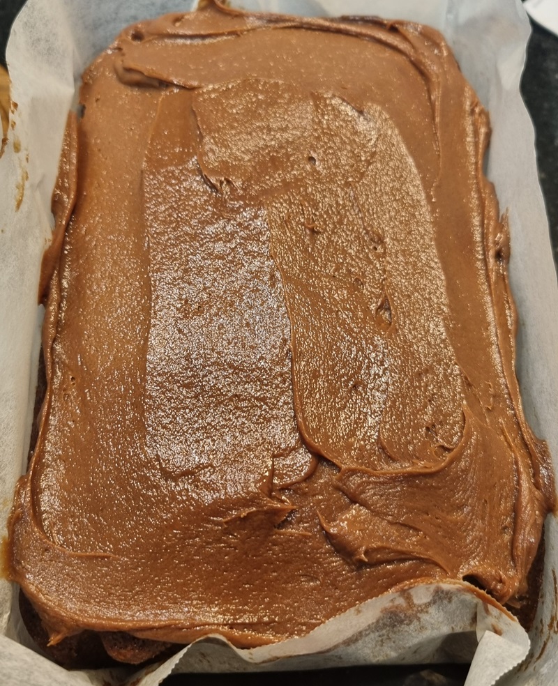 Boiled Chocolate cake Iced