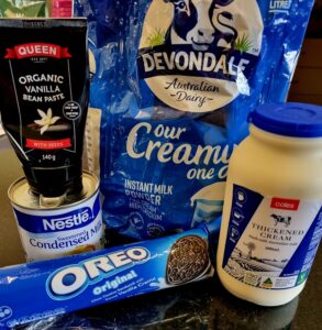 Ice cream bomb ingredients